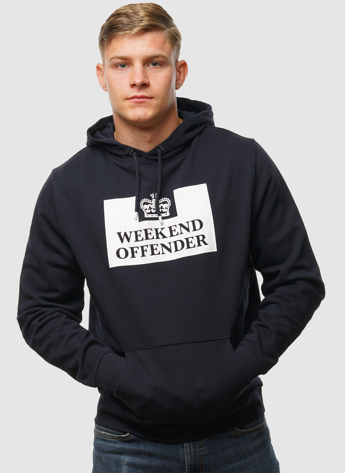 HM Service Hooded Sweatshirt - Navy