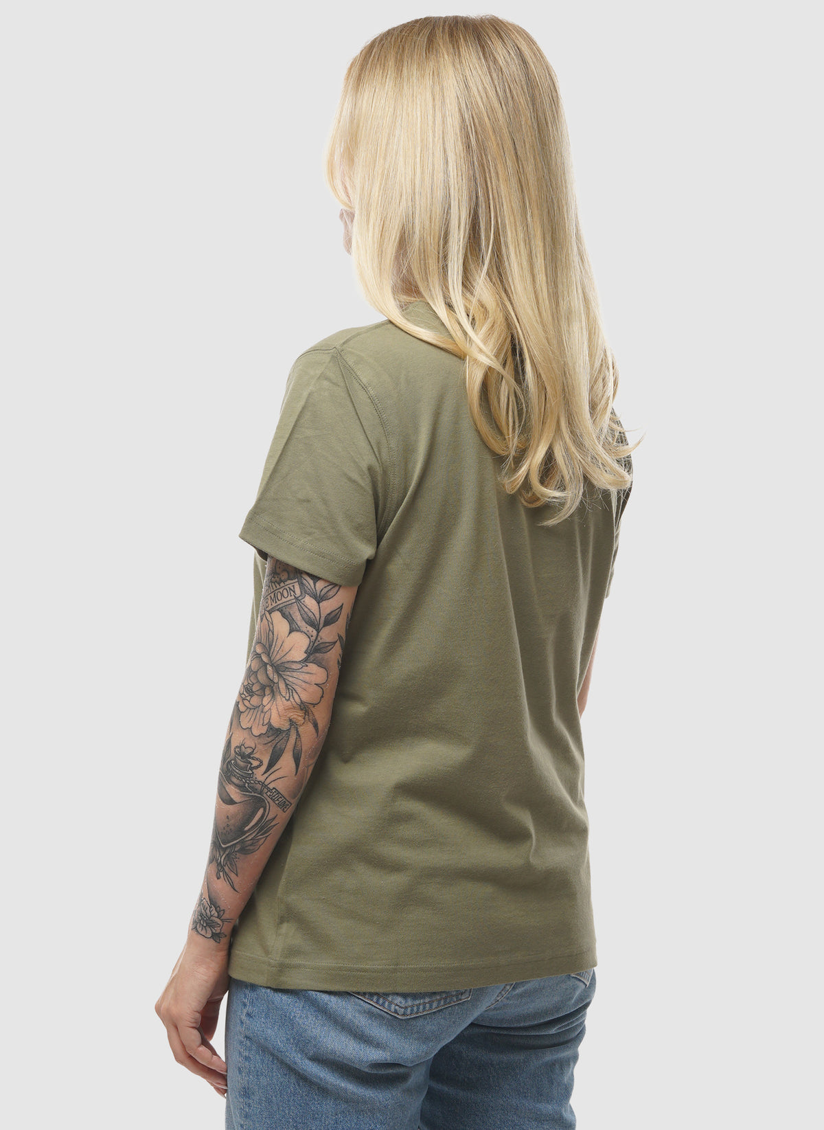Womens Sport Essentials T-Shirt - Dark Olive