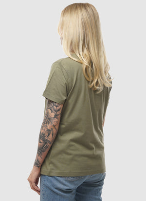 Womens Sport Essentials T-Shirt - Dark Olive