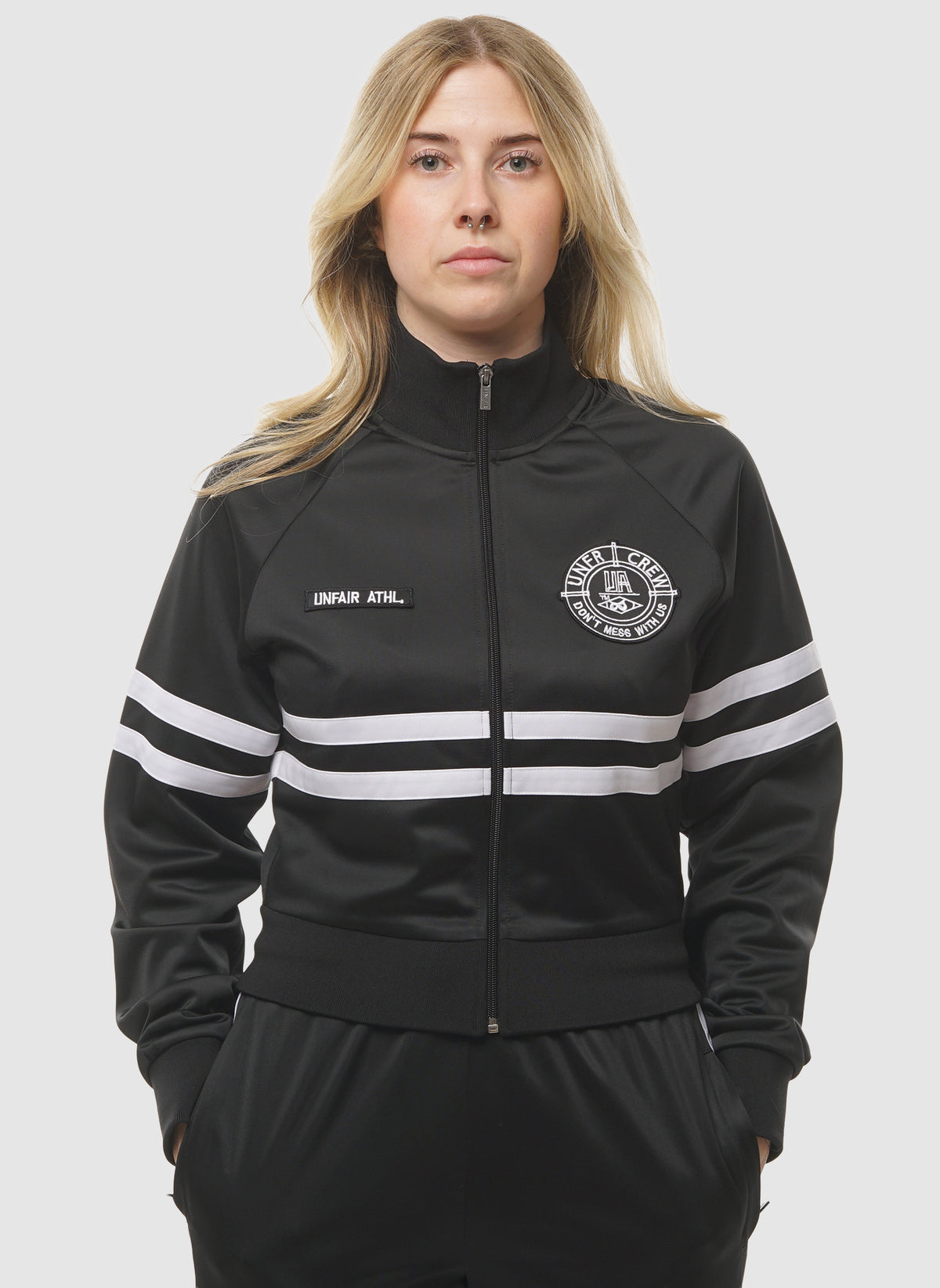 DMWU Womens Tracktop - Black