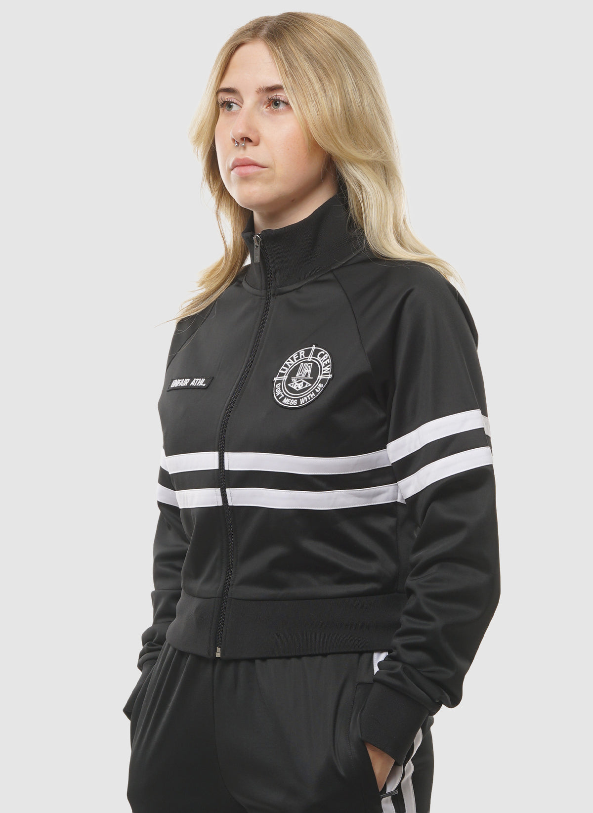 DMWU Womens Tracktop - Black