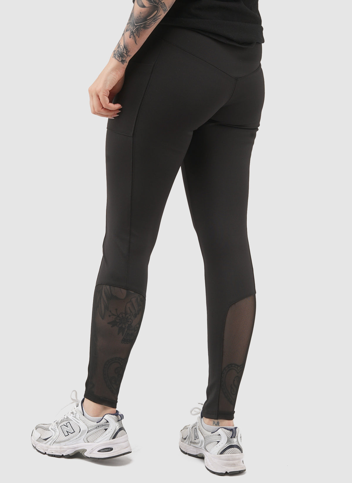 Unfair Womens Sports Leggings - Black