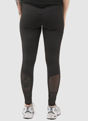 Unfair Womens Sports Leggings - Black