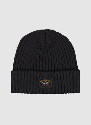 Ribbed Beanie - Black