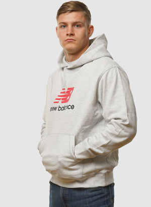Athletics French Terry Logo Hoodie - Grey