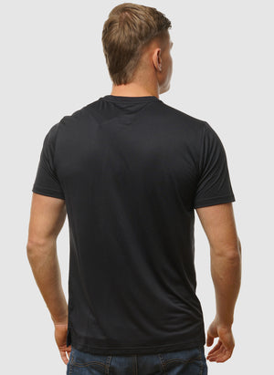 Sport Essentials Graphic Run T-Shirt - Black