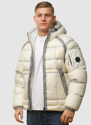D.D. Shell Heavy Padded Jacket - Gauze White