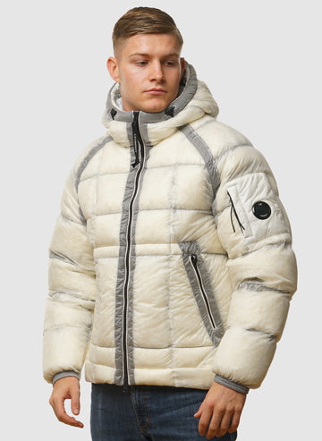 D.D. Shell Heavy Padded Jacket - Gauze White