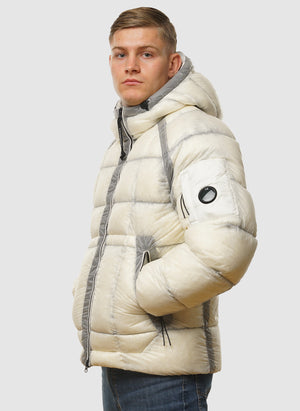 D.D. Shell Heavy Padded Jacket - Gauze White