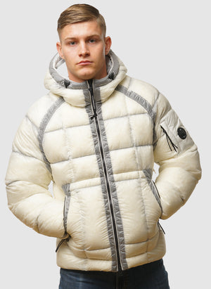 D.D. Shell Heavy Padded Jacket - Gauze White