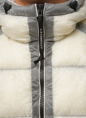 D.D. Shell Heavy Padded Jacket - Gauze White