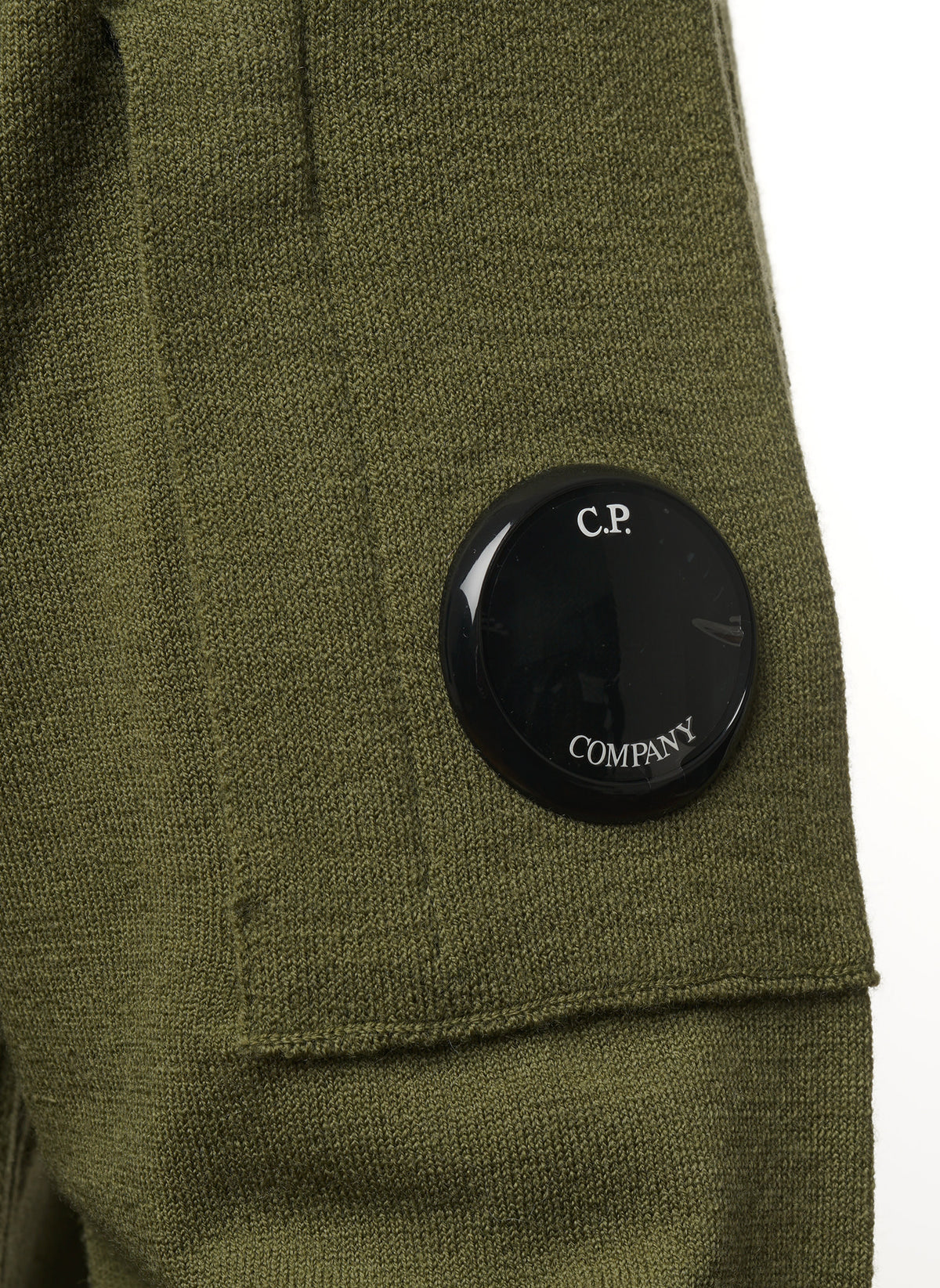Merino Wool Lens Crew Neck - Capers