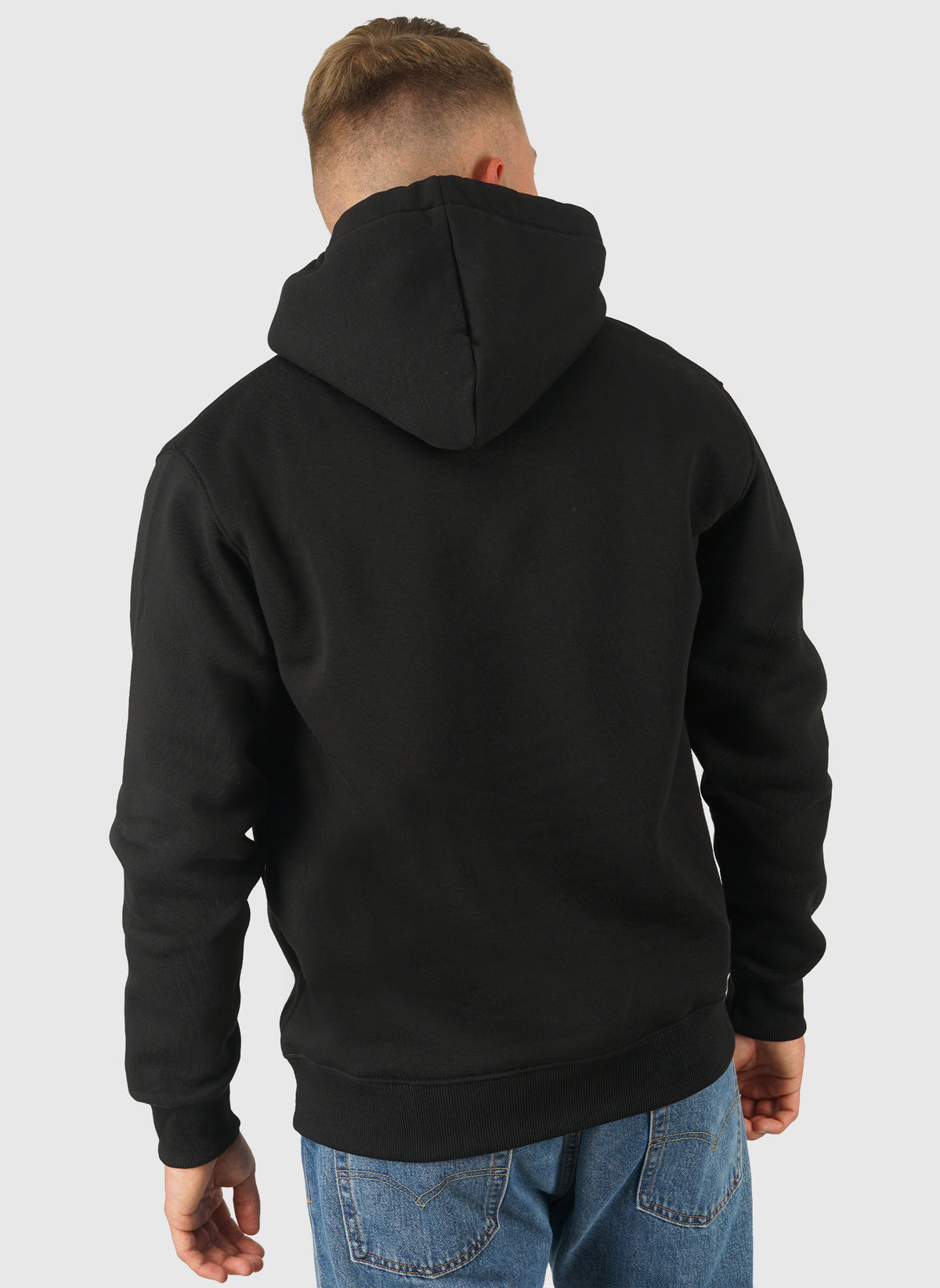 Basic Small Logo Hoodie - Black