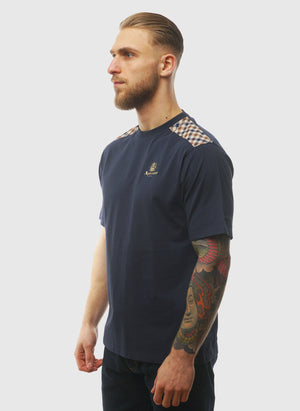CC Shoulder T-Shirt - Navy