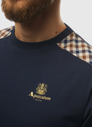 CC Shoulder T-Shirt - Navy