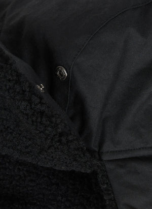 Wax Trappermütze - Black