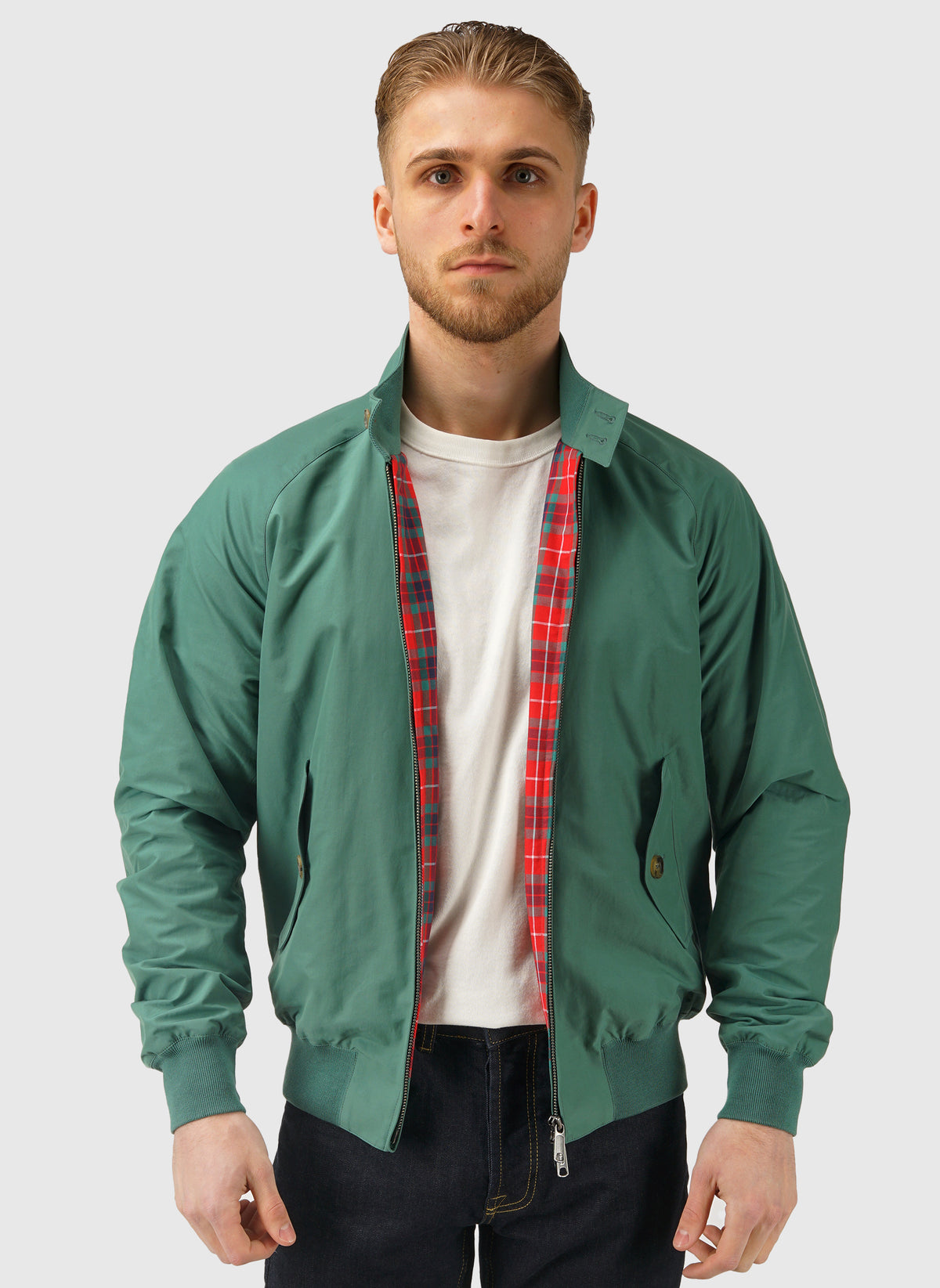 G9 Classic Harrington Jacket - Bench Blue