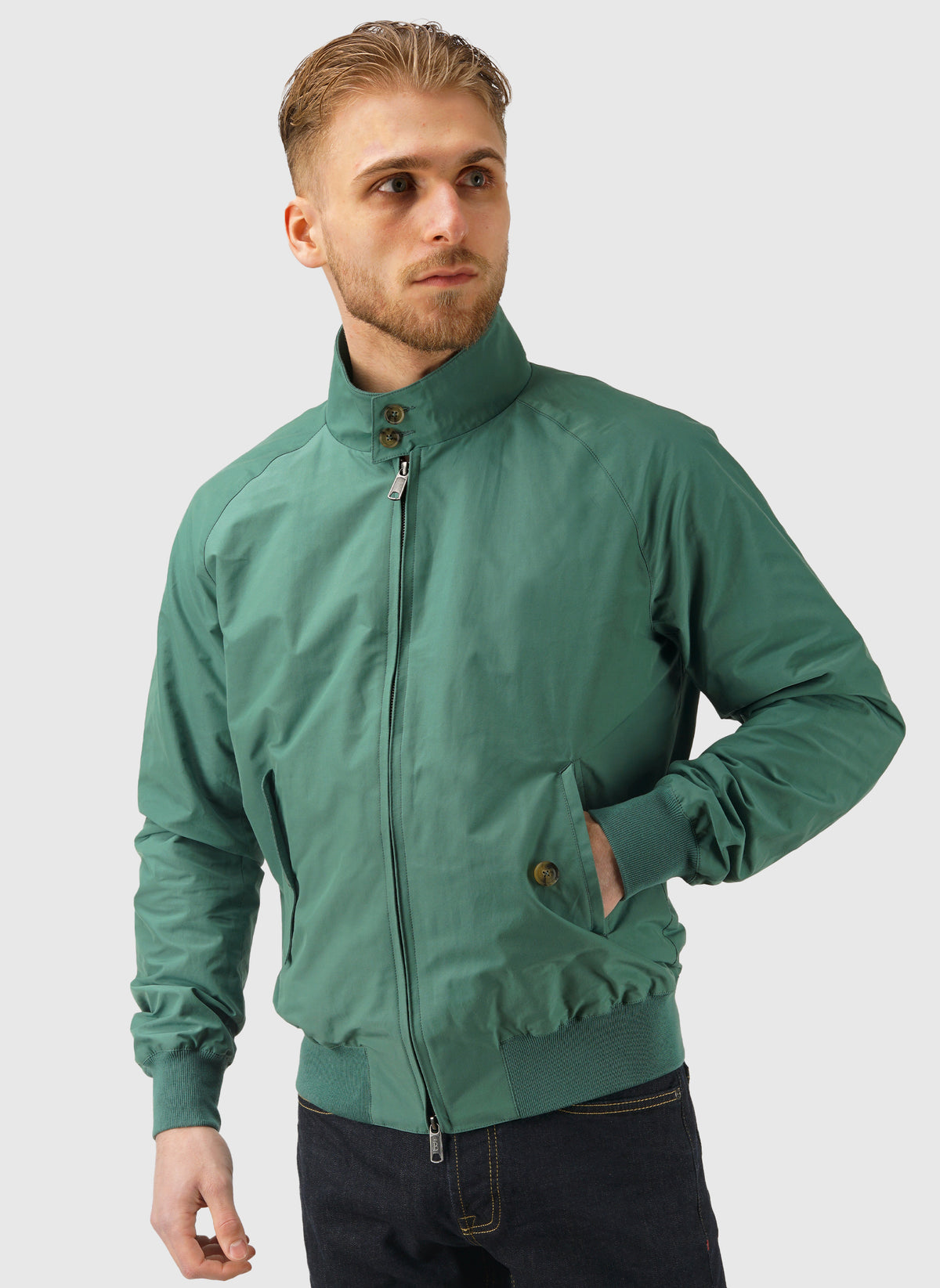 G9 Classic Harrington Jacket - Bench Blue