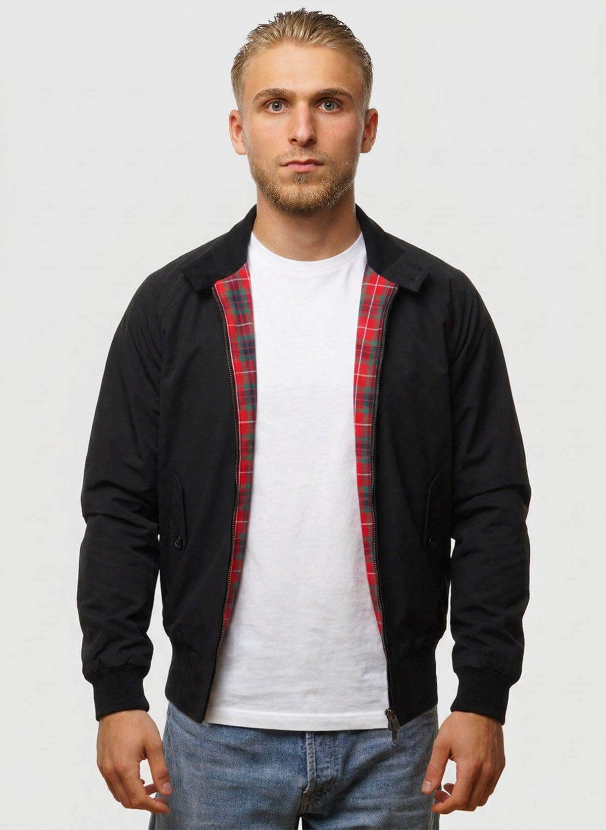 G9 Classic Harrington Jacket - Black