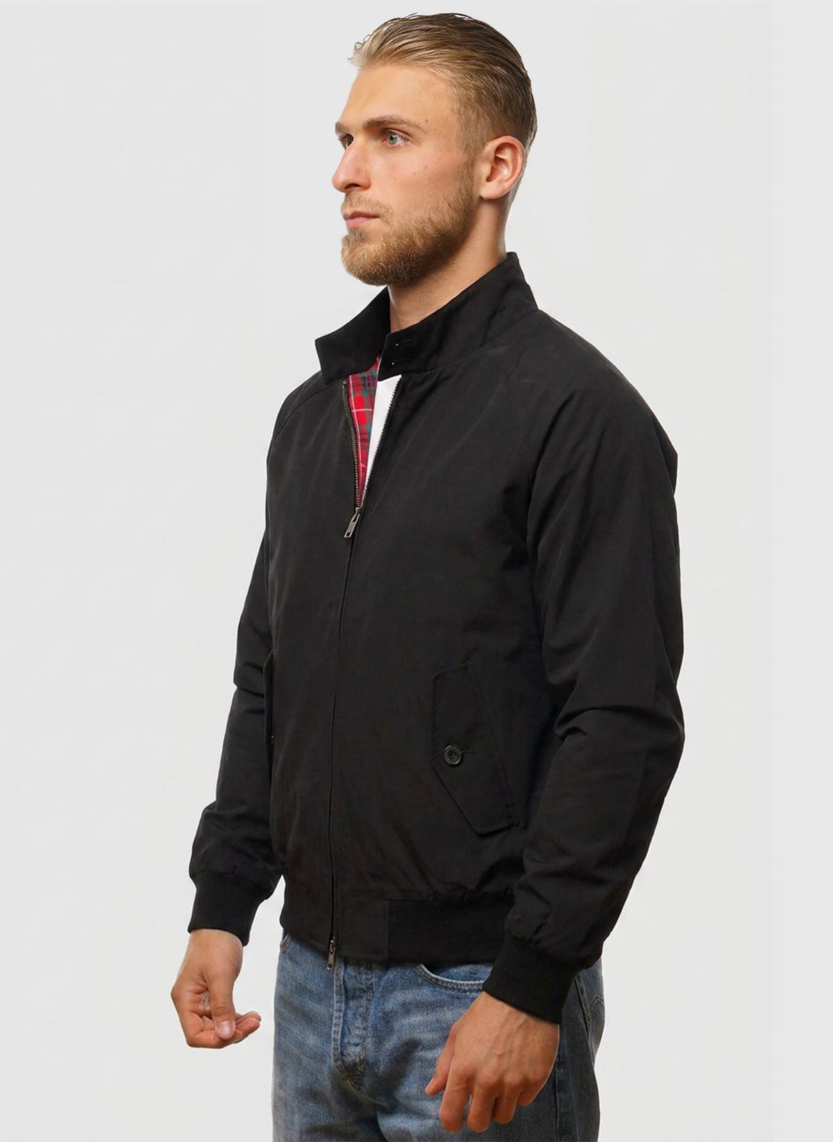 G9 Classic Harrington Jacket - Black