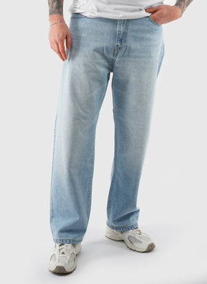 Landon Pant - Blue Heavy Worn Bleached