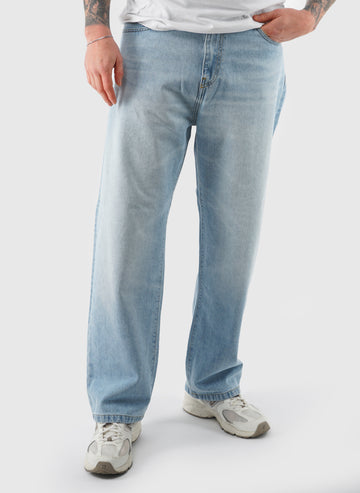 Landon Pant - Blue Heavy Worn Bleached