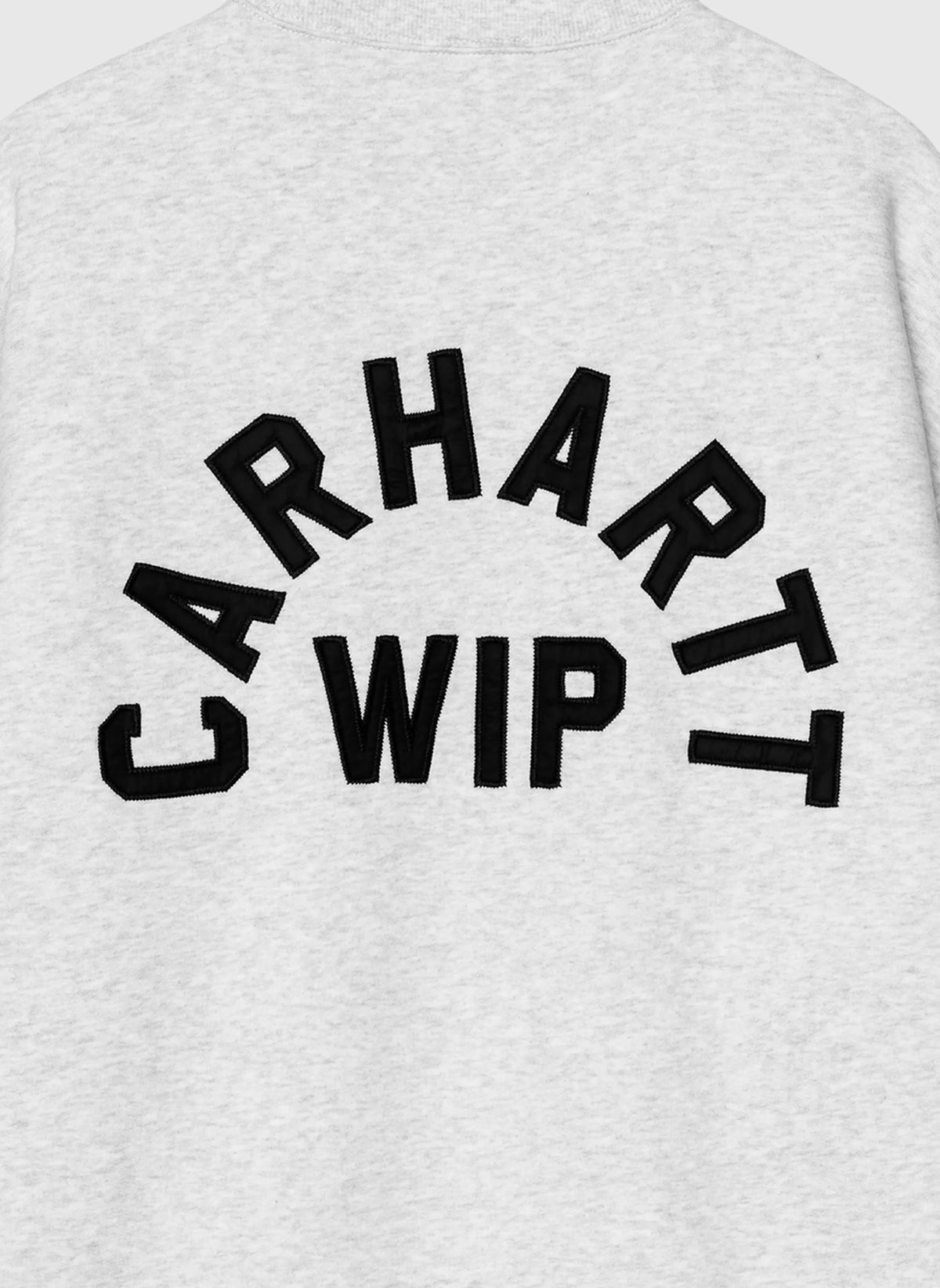 Arch Script Sweatshirt - Ash Heather/Dark Navy