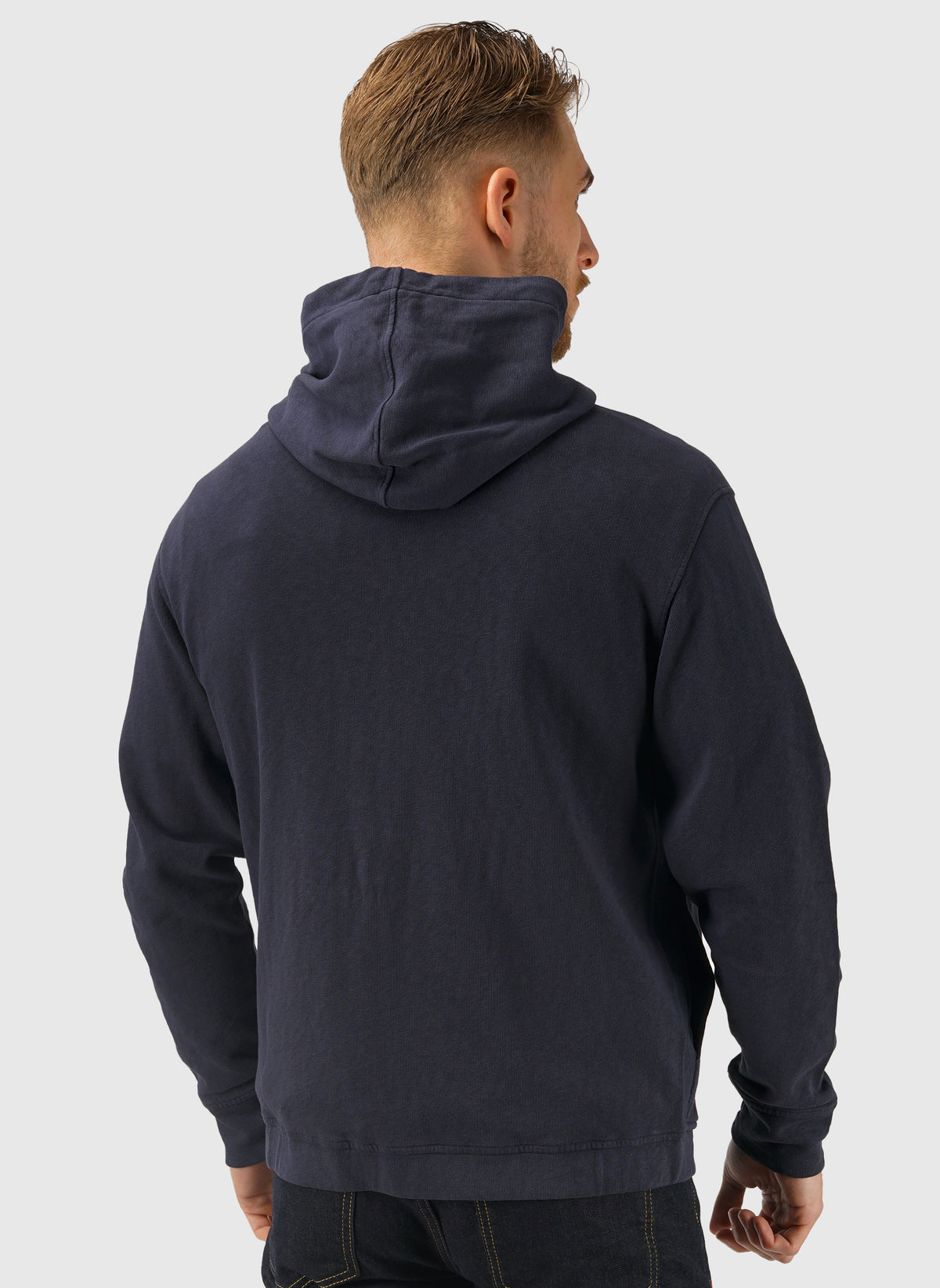 Malfile Full Zip Hooded Sweatshirt - Midnight Navy