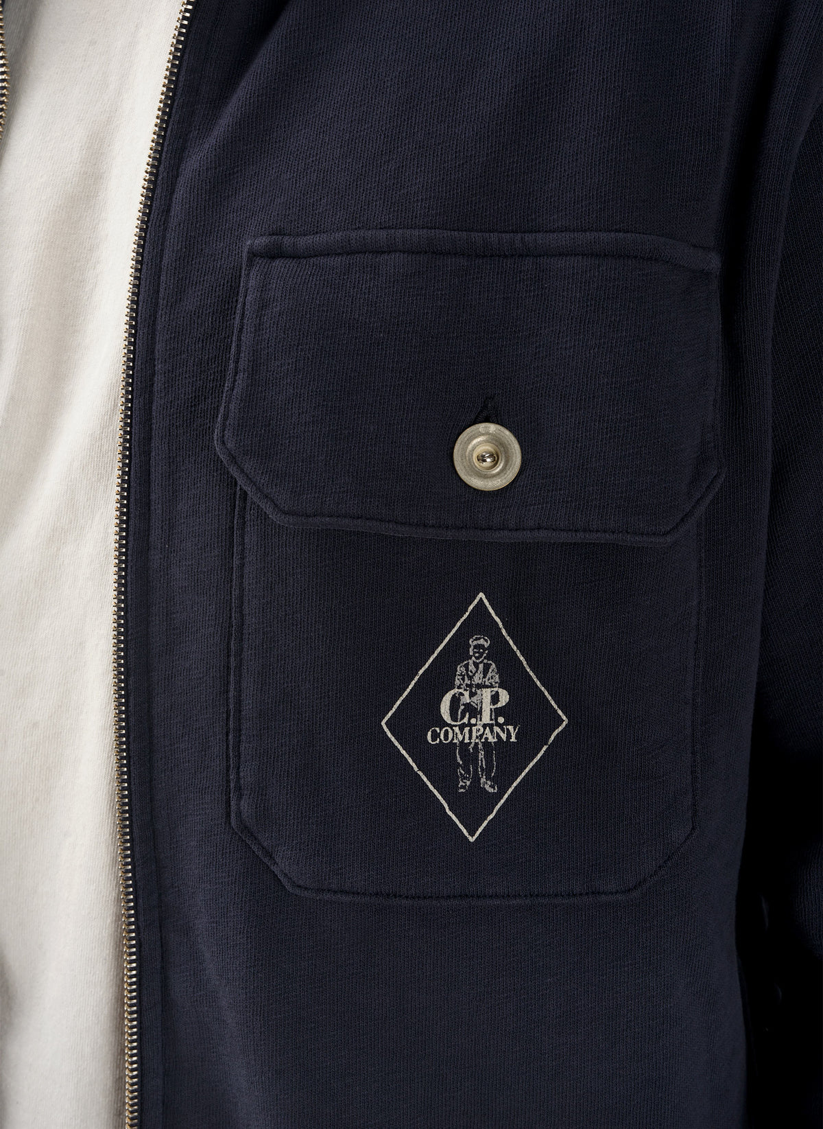 Malfile Full Zip Hooded Sweatshirt - Midnight Navy