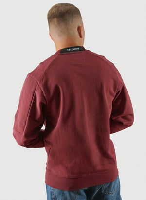 Lens Crew Neck Sweatshirt - Andorra Red