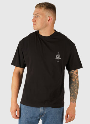 Comfort Sailor Logo Jersey T-Shirt - Black