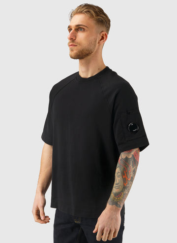 Light Fleece T-Shirt - Black