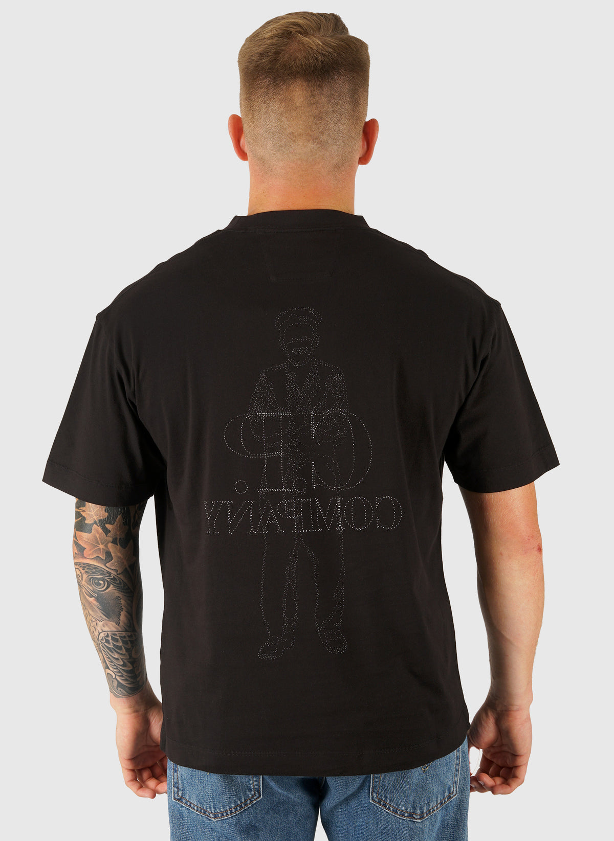 Comfort Sailor Logo Jersey T-Shirt - Black