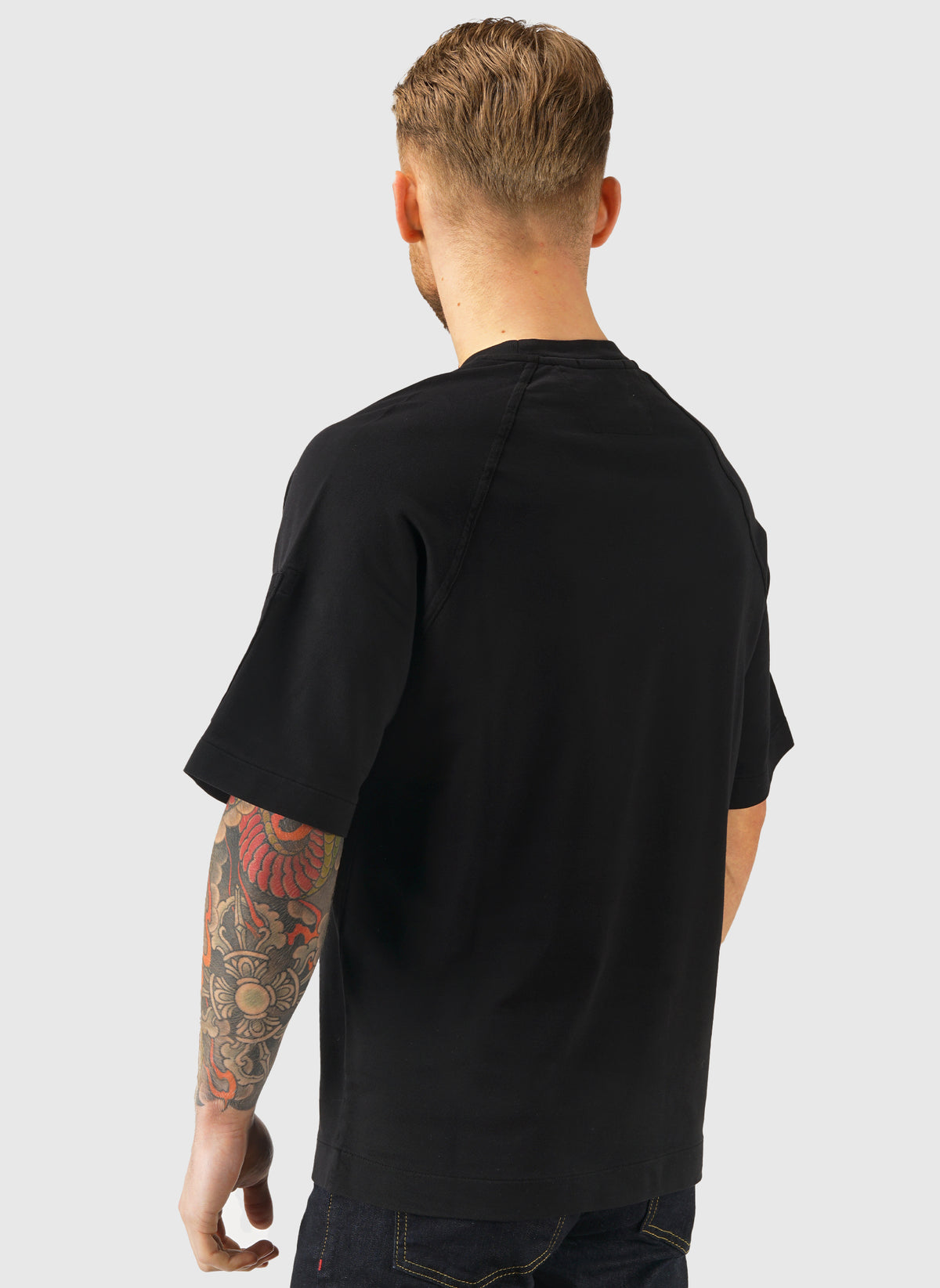 Light Fleece T-Shirt - Black