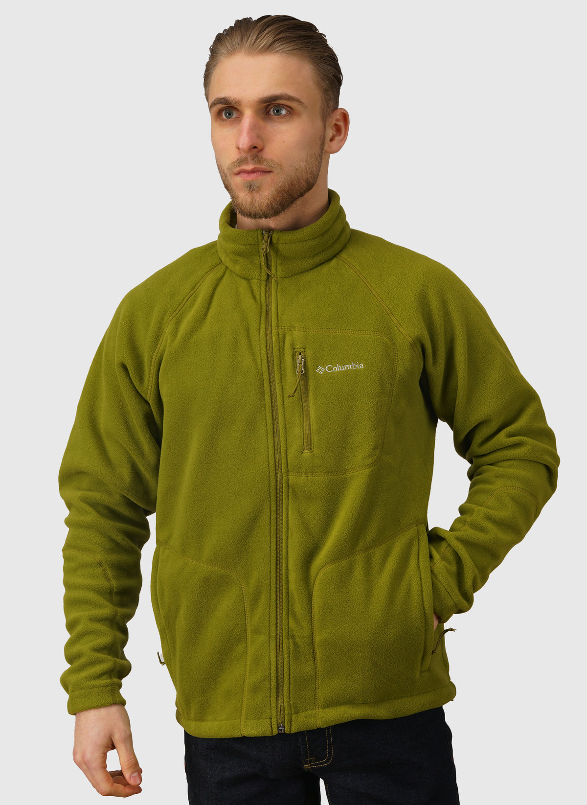 Fast Trek II Full Zip Fleece - Mossy Green