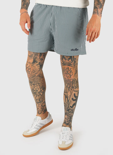 Sylbio Swimshort - White/Dark Green