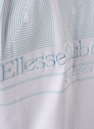 Club Di Corsa T-Shirt - White/Light Blue