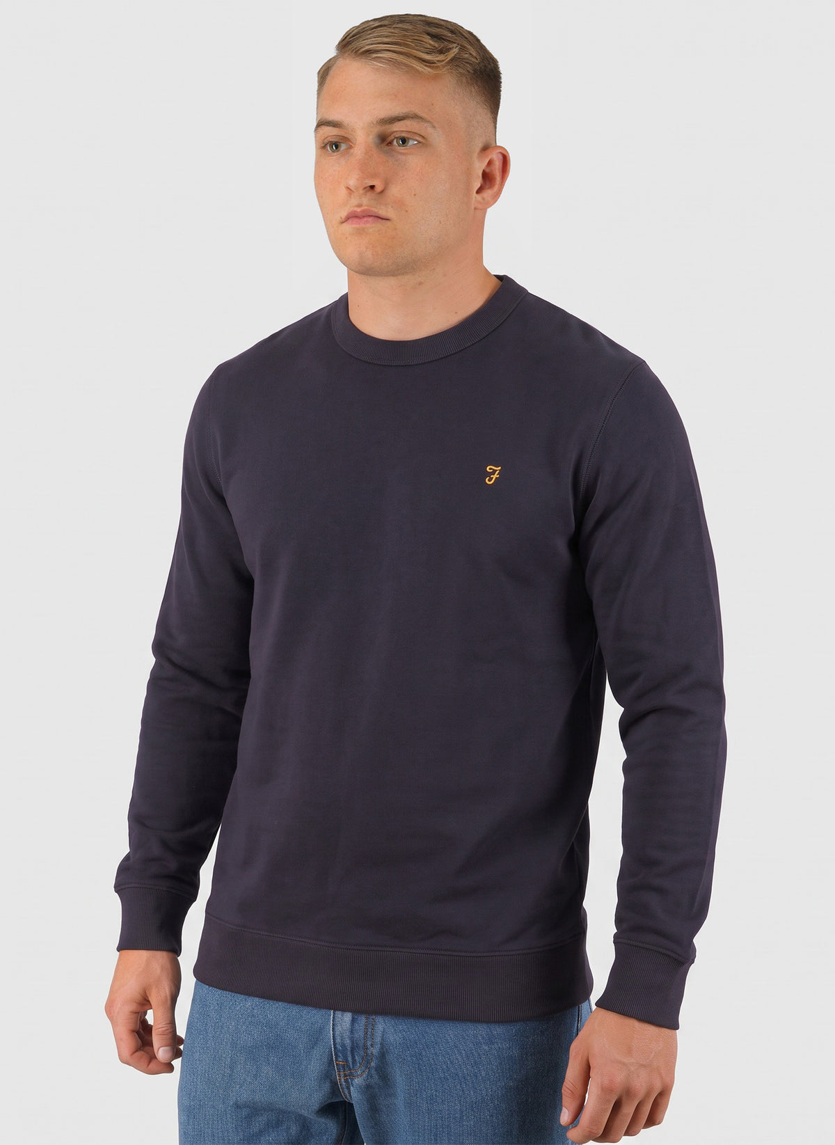 Hemming Crew Sweatshirt - True Navy