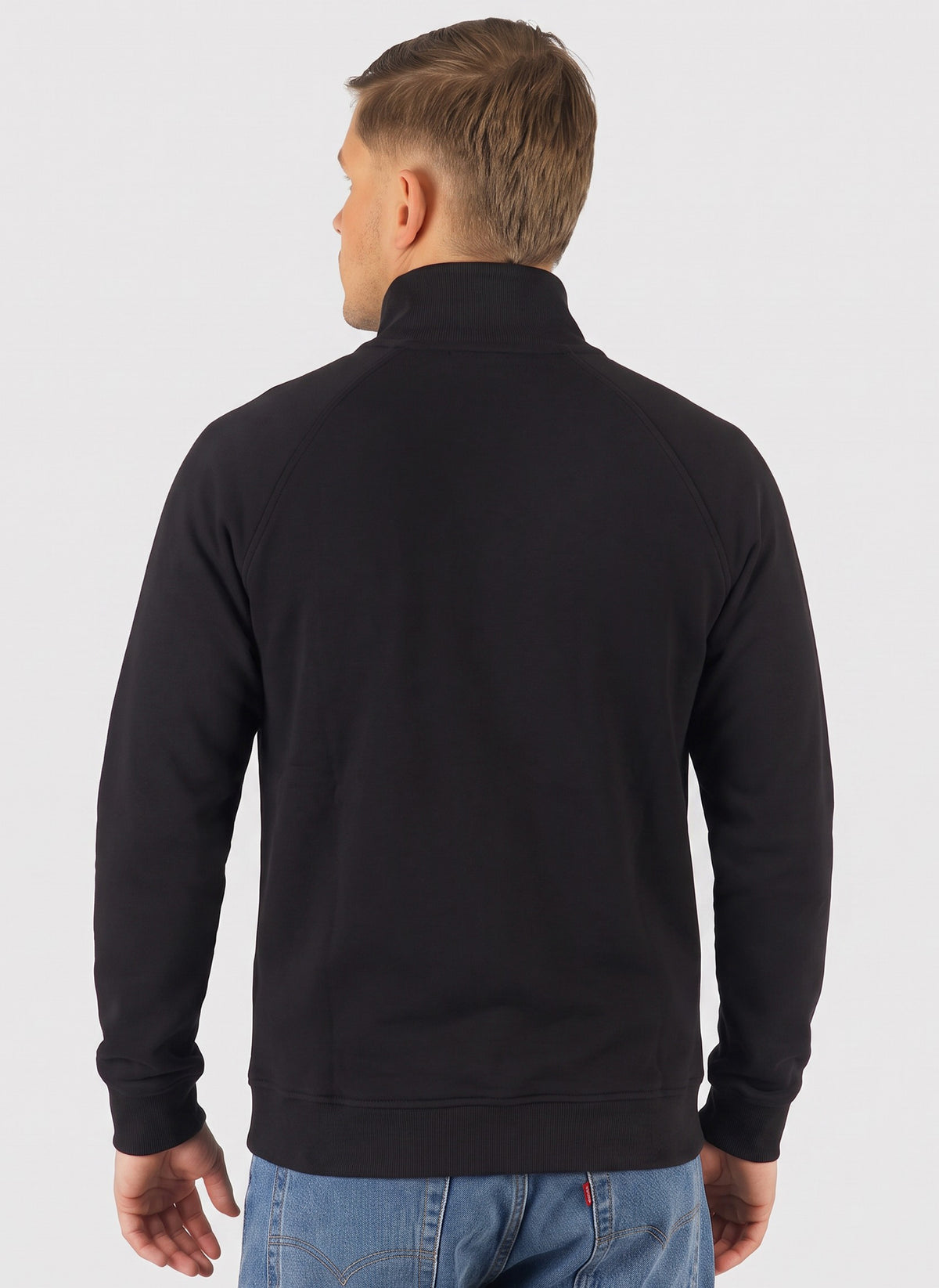 Biella Pique Trackjacket - Black