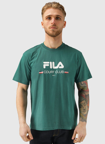 Doccia Logo Graphic T-Shirt- Posy Green