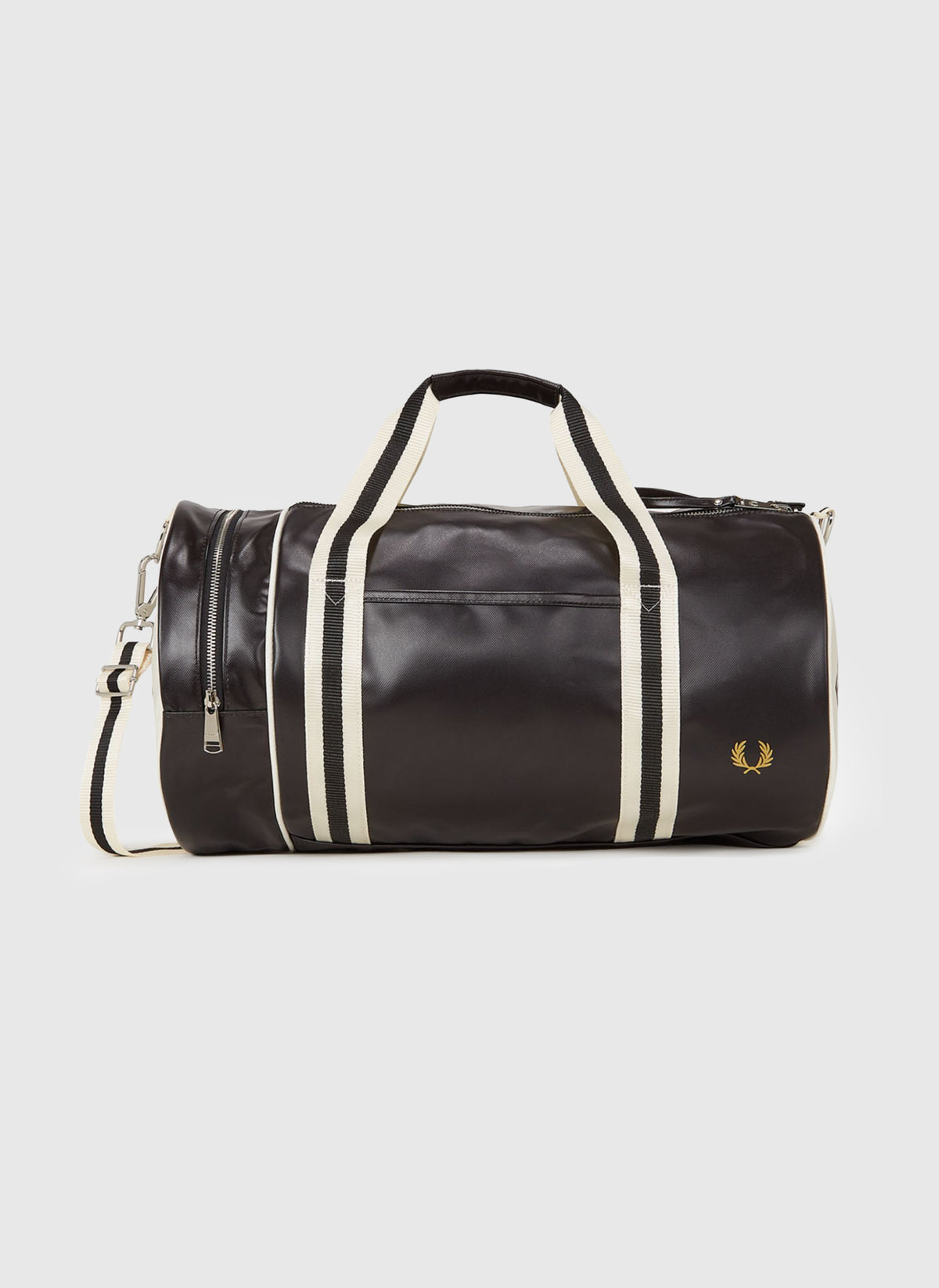 Classic Barrel Bag - Black/Ecru