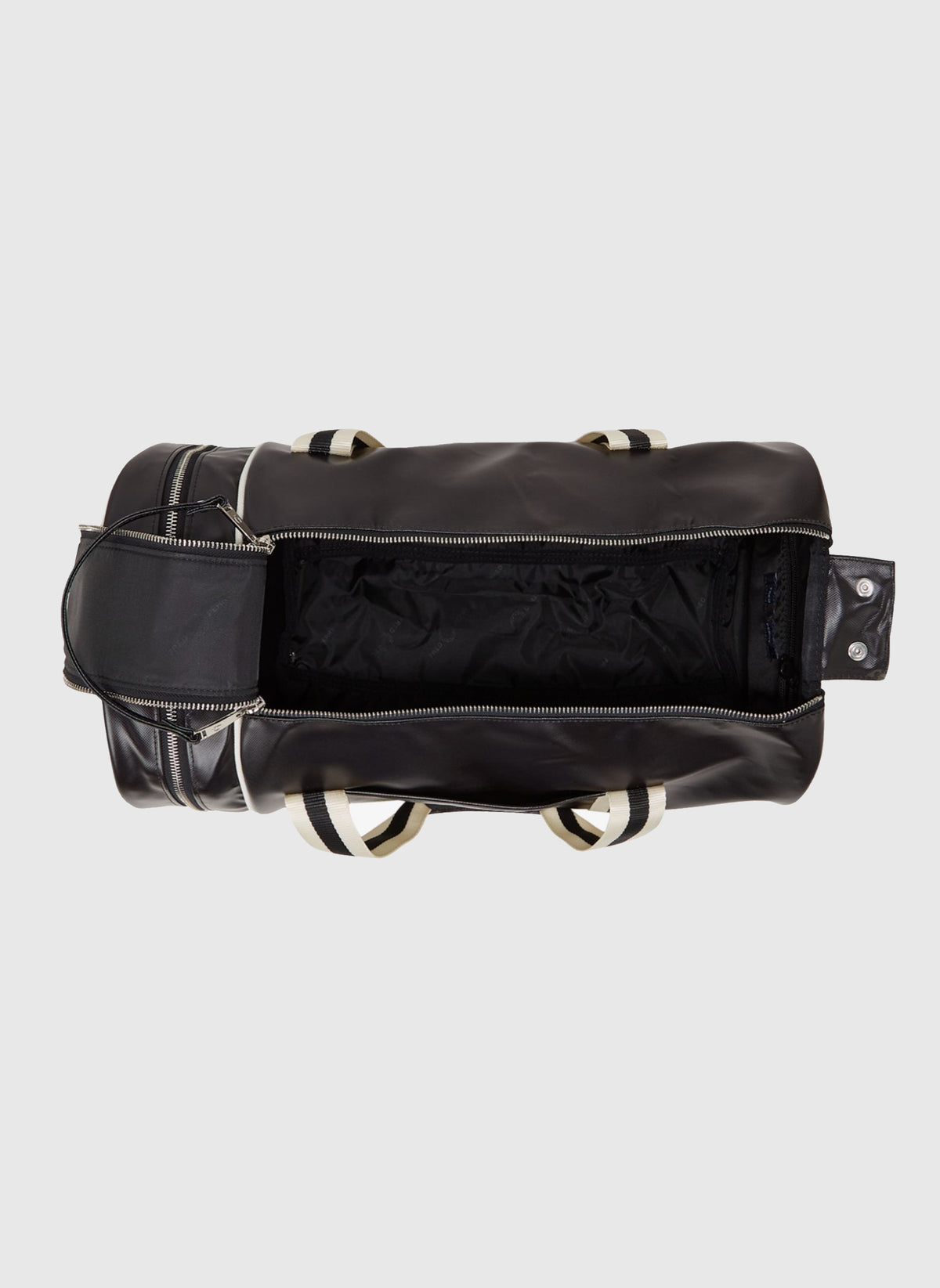 Classic Barrel Bag - Black/Ecru