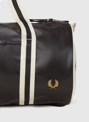 Classic Barrel Bag - Black/Ecru