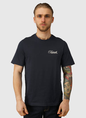 Byron Graphic T-Shirt - True Navy