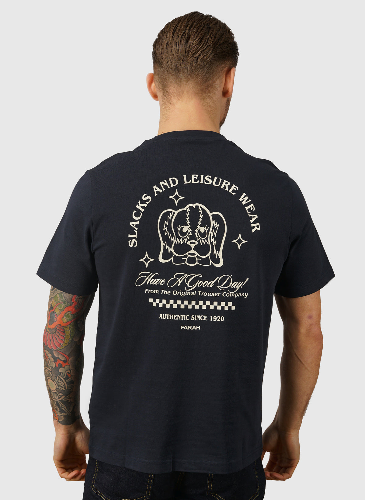 Byron Graphic T-Shirt - True Navy