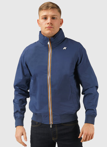 Amaury Stretch Nylon Jacket - Blue Insignia