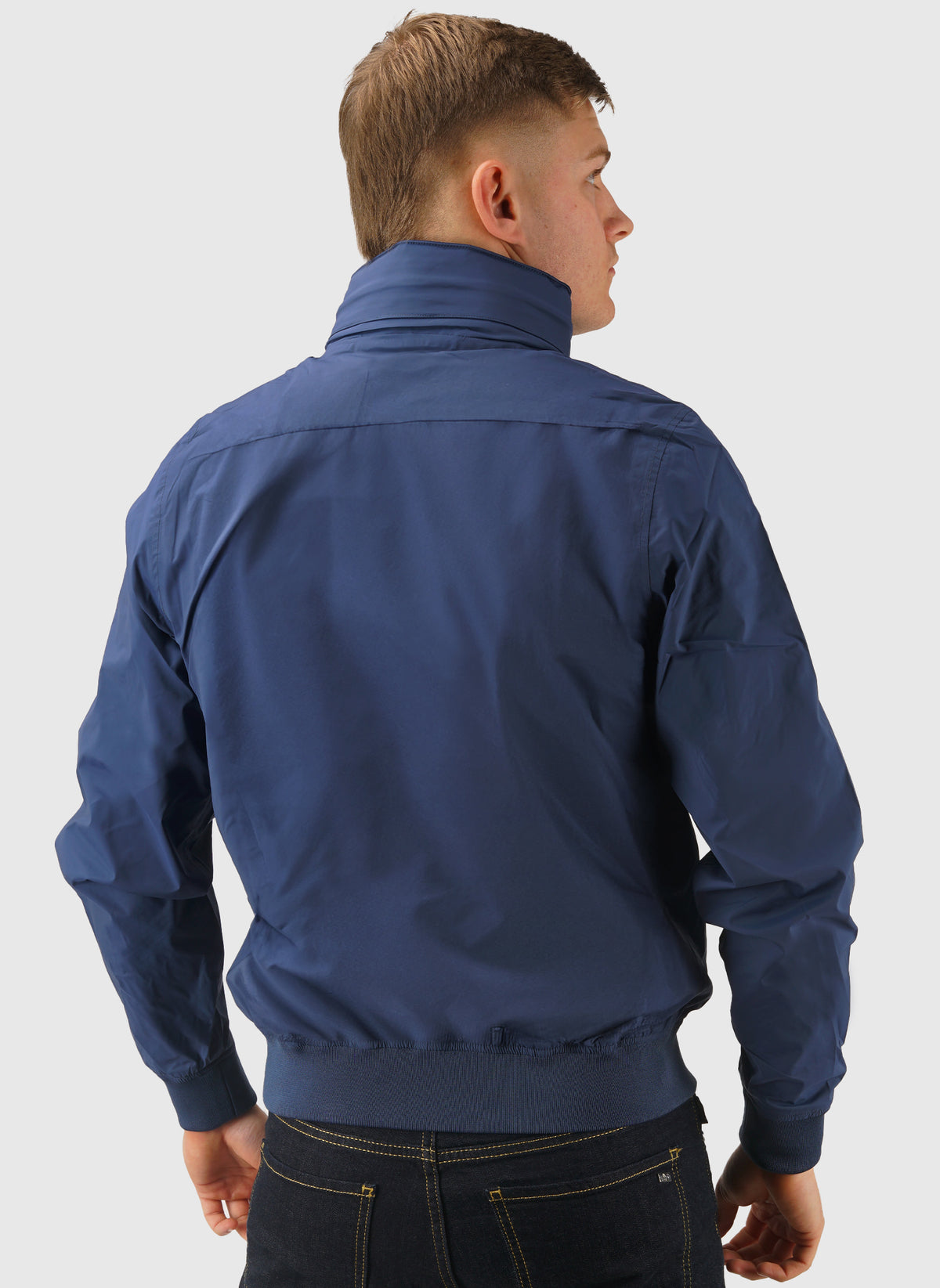 Amaury Stretch Nylon Jacket - Blue Insignia