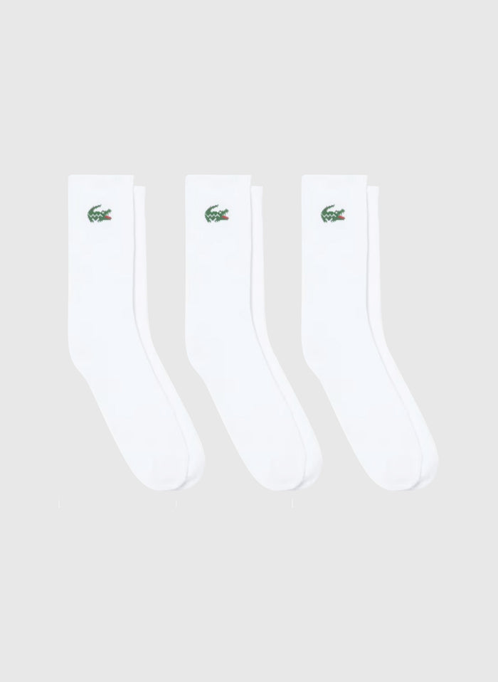 Crew Socks 3er-Pack - White