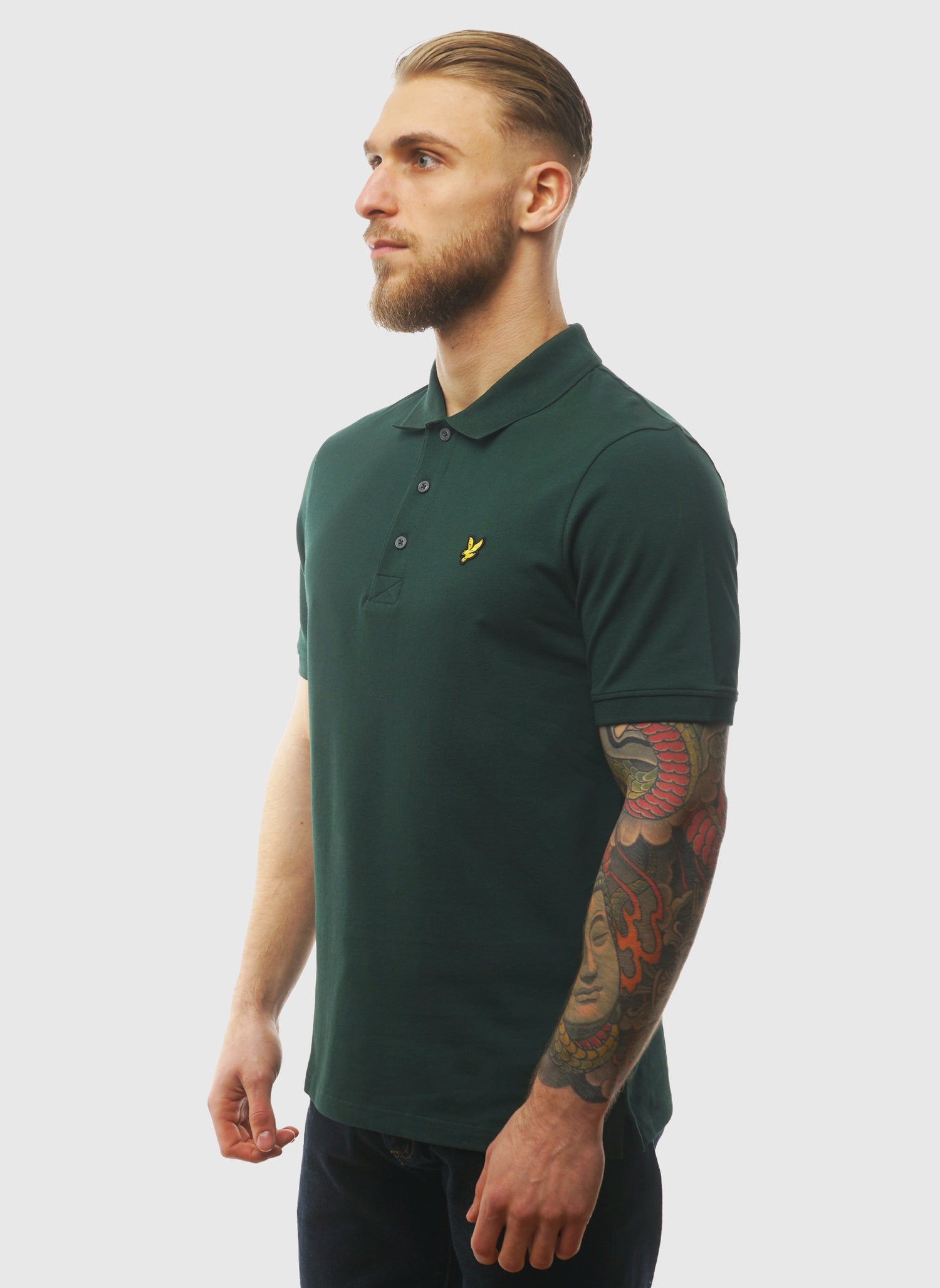Plain Poloshirt - Dark Green