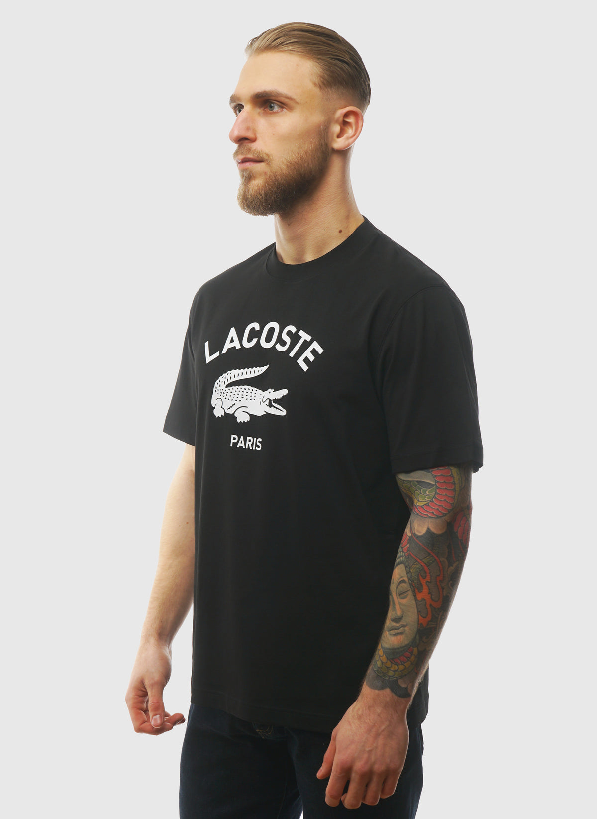 Signature Print T-Shirt - Black